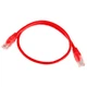 Патч-корд 0.25м, RJ-45, Cat.5e, CU, мідь, червоний Ritar (PCR-CU/0.25Rd / 04263) - зображення 1