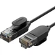Патч-корд 5м, U/UTP CAT 6A Copper Ethernet Cable тонкий (диаметр 2.8мм) NW122 Black Ugreen (70654) - изображение 1