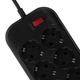 Сетевой фильтр питания ColorWay (CW-CHE64B), 6 розеток/4USB Black (CW-CHE64B) - изображение 6