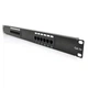 Патч-панель 19" 12хRJ-45 UTP 1U cat.5e PiPo (PP125191U) - изображение 1