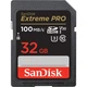 Карта памяти SanDisk 32GB SD class 10 UHS-I U3 V30 Extreme PRO (SDSDXXO-032G-GN4IN) - изображение 1