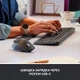 Комплект Logitech MX Keys for Business UA Graphite + Desk Mat Studio Series Mid Grey (MX920-010933) - изображение 9