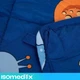 Дитяча обважнена ковдра Isomedix 26897 4 кг 150х100 см сенсорна з космічним принтом - изображение 7