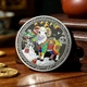 Сувенірна монета "Вогняна Коза Удачі" 40мм, символ 2027 року / Подарункова монета у футлярі / Silver (S027) - зображення 4