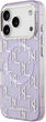 Etui Karl Lagerfeld IML KL Monogram MagSafe do Apple iPhone 17 Pro Purple (3666339505653) - obraz 2