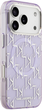 Etui Karl Lagerfeld IML KL Monogram MagSafe do Apple iPhone 17 Pro Purple (3666339505653) - obraz 4