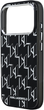 Etui Karl Lagerfeld IML KL Monogram MagSafe do Apple iPhone 17 Pro Black (3666339505813) - obraz 6