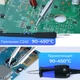 Паяльный комплекс WEP 948D-IV / 5 в 1 / фен + паяльник C245 + термопинцет + оловоотсос + пинцет / 1410 Вт - изображение 9