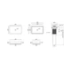 Раковина накладная 600x400x110 мм Qtap Tern WHITE + Донный клапан PU02 - изображение 2