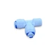 Фитинг тройник для систем обратного осмоса 1/4РН - 1/4QC - 1/4QC Shitong - изображение 3