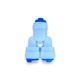Фитинг тройник для систем обратного осмоса Y 1/4QC - 1/4QC - 1/4QC Shitong - изображение 1