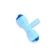 Фитинг тройник для систем обратного осмоса 1/4QC - 1/4T - 1/4QC Shitong - изображение 1