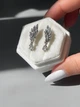 Сережки Pandora «Крила янгола» S925 ALE, жіночі, покриття сріблом, кубічний оксид цирконію - изображение 1