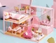 Румбокс Вілла Теплий час Roombox Warm Time CUTEBEE Інтер'єрний конструктор L-030 + купол - зображення 2