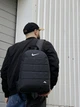 Функциональный городской рюкзак Матрац темный меланж Nike с белым логотипом надежный аксессуар для повседневного использования - изображение 8