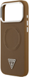 Etui Guess Triangle Logo MagSafe do Apple iPhone 17  Pro Max Brown (3666339515546) - obraz 6