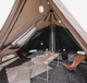 Туристичний Намет із Тамбуром QUECHUA Tepee 5.2 з Полікотону П'ятимісна Двокімнатна Водонепроникна - зображення 5