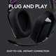 Навушники Logitech G535 Lightspeed Wireless Gaming Headset Black (981-000972) - изображение 2