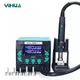Термовоздушная паяльная станция YIHUA 993DM-IV фен / 1000 Вт / 100-500°С / 120 л/мин / сменные насадки - изображение 2