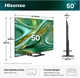 Телевізор Hisense MiniLED 50" 50E8S - изображение 2