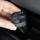 АЗП Proove FM Launcher Luxor SE 36W (PD+QC3.0) Type-C+USB gray - зображення 6