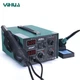 Паяльна станція 2 в 1 YIHUA 852D+ FAN / паяльник 50 Вт + термофен 650 Вт / LED дисплей / 3 насадки - зображення 5