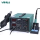 Паяльна станція 2 в 1 YIHUA 852D+ FAN / паяльник 50 Вт + термофен 650 Вт / LED дисплей / 3 насадки - зображення 6