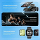 Смарт-годинник AMOLED 1.85", Bluetooth дзвінки, моніторинг здоров'я, 1ATM Proove Moment, чорний - зображення 7