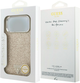 Etui plecki Guess Glitter Triangle Logo MagSafe do Apple iPhone 17 Pro Max Gold (3666339557454) - obraz 8