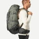Туристичний Рюкзак для Трекінгу FORCLAZ MT900 (50л + 10л) 69 x 43 x 35см Хакі - зображення 6