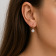 Серьги из красного золота 585 пробы с муассанитами S-0419 - изображение 4