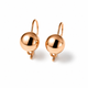 Серьги-шарики из красного золота S-0418 - изображение 3
