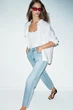 Джинси z1975 mom fit з високою посадкою Zara 4083/022 XS/34 Блакитні (0408302242734) - зображення 4