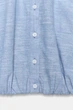 Об'ємний топ з льону з плічками Zara 7737/784 XL Блакитний (07737784406XL) - изображение 7