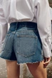 Шорти z1975 mom fit з необробленим краєм Zara 4083/039 M/38 Сині (0408303940738) - зображення 2