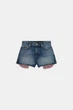 Шорти z1975 mom fit з необробленим краєм Zara 4083/039 M/38 Сині (0408303940738) - зображення 8