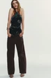 Джинси trf baggy barrel із середньою посадкою Zara 0103/240 XXL/44 Коричневі (0010324070044) - изображение 2