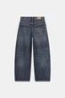 Джинси trf baggy barrel із середньою посадкою Zara 3607/240 XXS/32 Сині (0360724040132) - изображение 9
