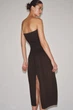 Комбінована сукня-бандо Zara 3253/025 M Коричнева (03253025700М) - зображення 3