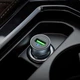 Автомобільний зарядний пристрій HOCO Z32 Speed Up single port QC3.0 car charger 18W Metal Gray (6931474711564) - изображение 4