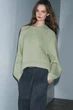 Трикотажний светр з асиметричним низом Zara 6771/003 M Зелений (06771003982М) - зображення 1