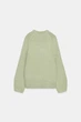 Трикотажний светр з асиметричним низом Zara 6771/003 M Зелений (06771003982М) - зображення 8