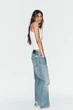 Джинси trf boyfriend з середньою посадкою та подертостями Zara 4365/010 XXL/44 Сині (0436501040044) - изображение 4