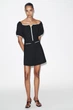 Сукня з контрастним букле Zara 2298/459 S Чорна (02298459093S) - зображення 2