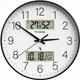 Часы настенные радиоуправляемые Timess, вечный календарь, температура/влажность, 35 см - изображение 1