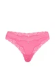 Трусики стринги Cotton Lace-Waist Thong Victoria's Secret розовый-микс XS - изображение 3