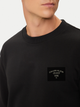 Світшот на флісі Calvin Klein повсякденний з принтом демісезонний Чорний XL: XXL (MST0001717) - зображення 4
