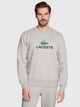 Мужской свитшот на флисе Lacoste Размер S Серый (MST0001792) - изображение 1