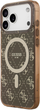 Панель Guess IML Peony 4G Background MagSafe для Apple iPhone 17 Pro Brown (3666339490829) - зображення 2