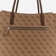 Сумка шопер жіноча зі штучної шкіри Guess HWBG9672260-LGW Коричнева (800070360353) - зображення 3